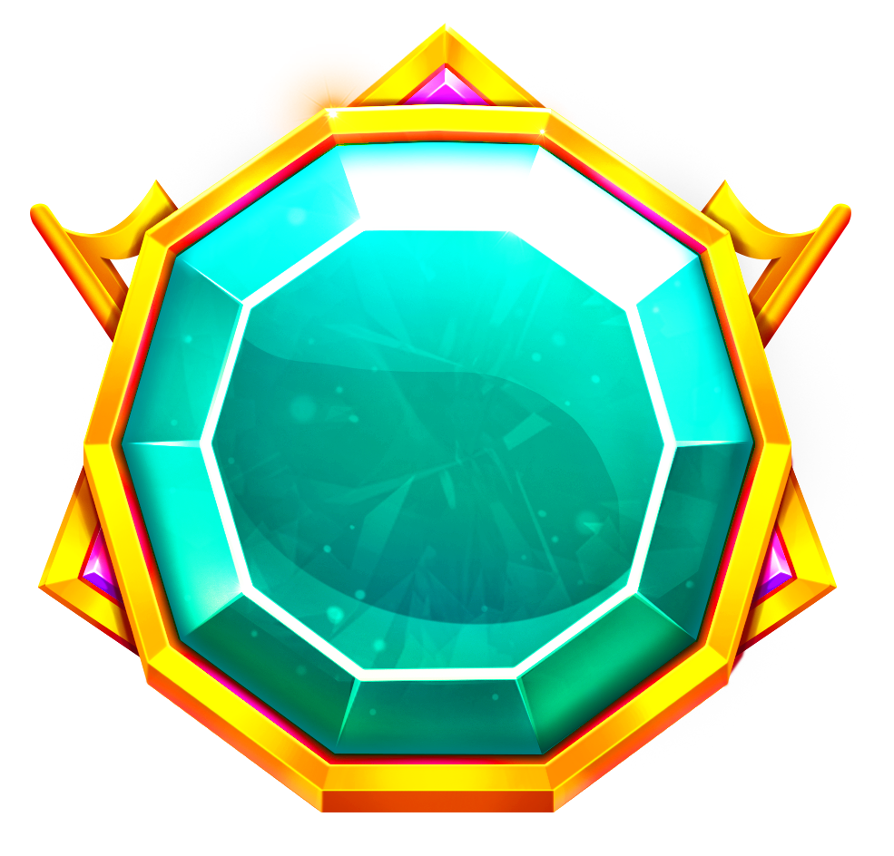 Square Gem Cyan